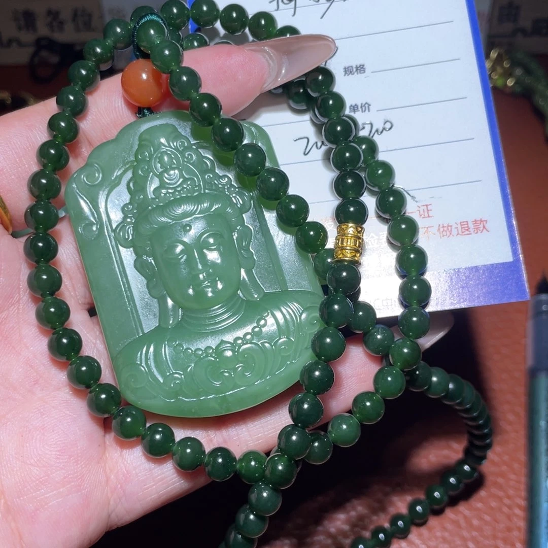 和田玉挂件未镶嵌善*