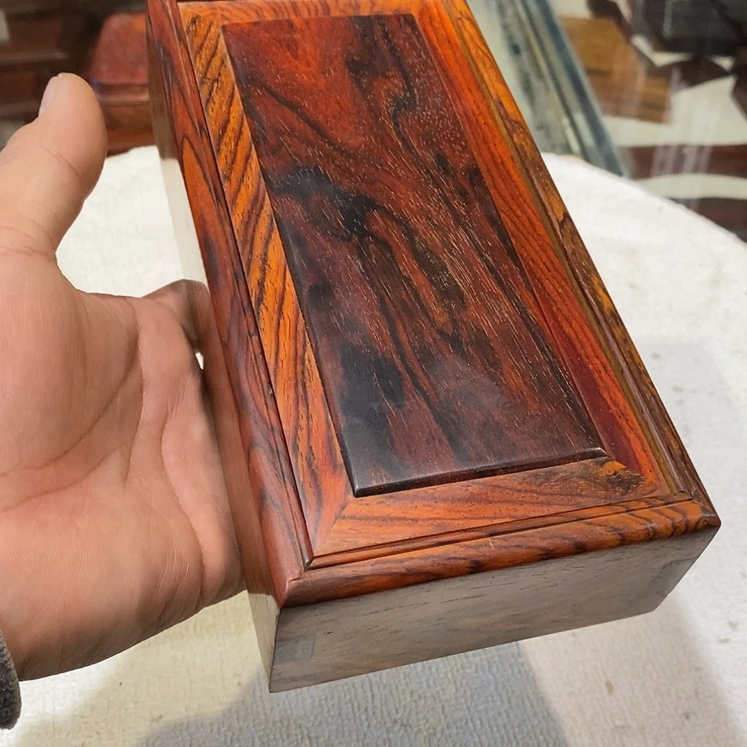 微凹黄檀（南美大红酸枝）盒20/10/5