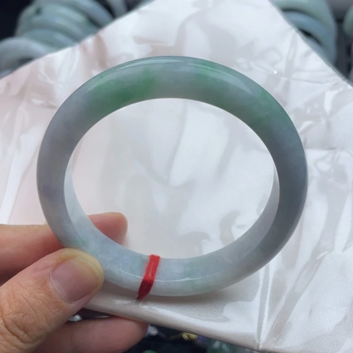 翡翠未镶嵌手镯翡翠手镯57.2圈口