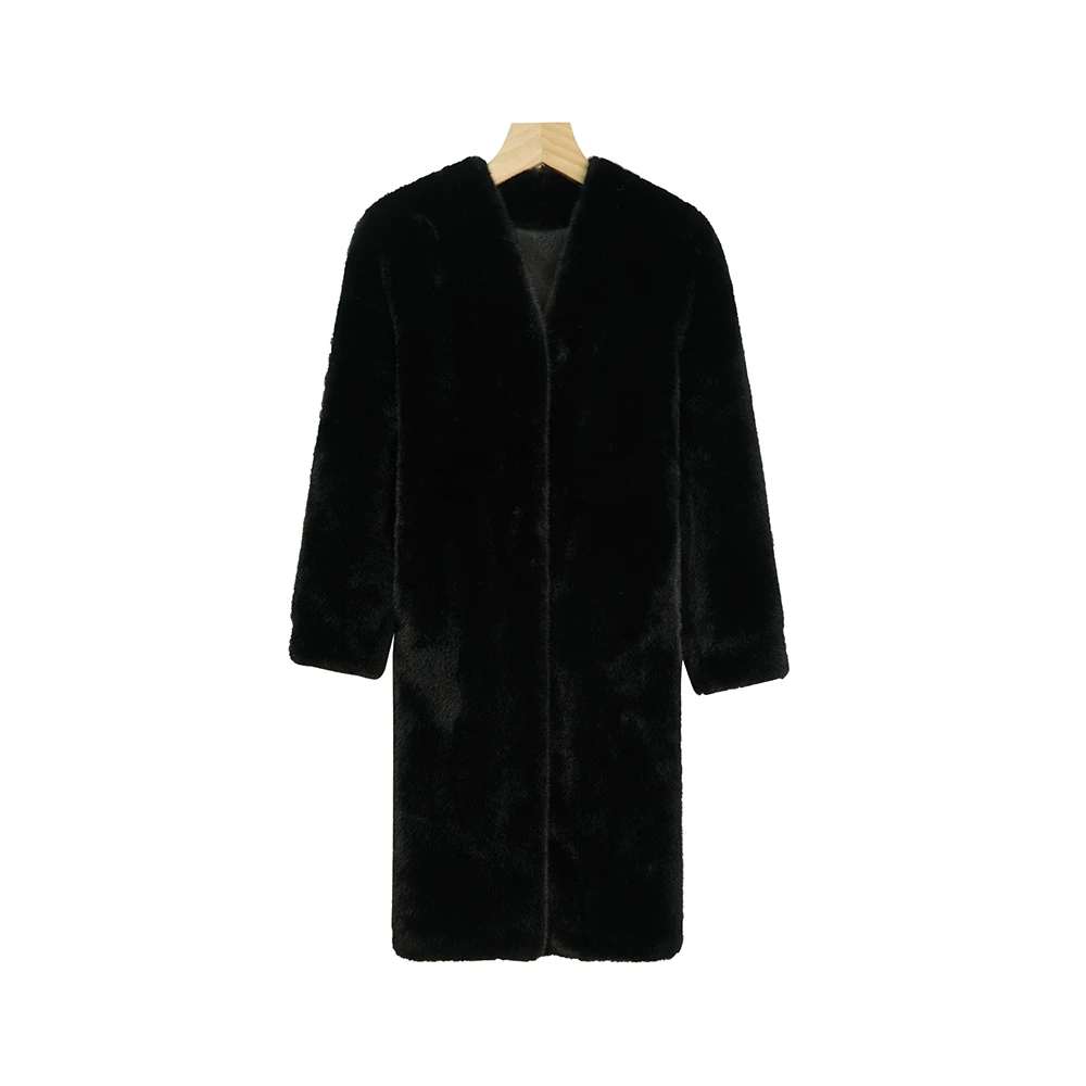 X24219简约百搭V领时尚外套3D