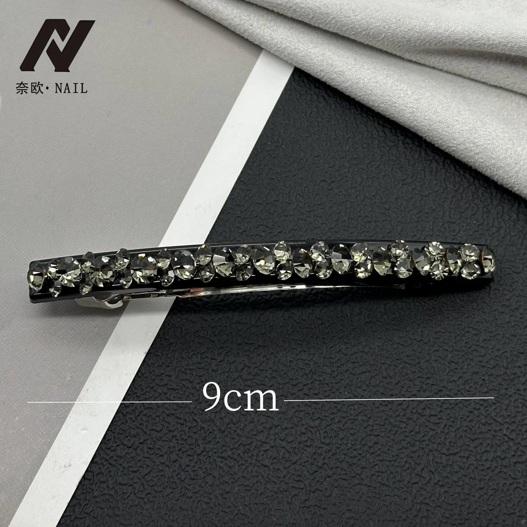 【NAIL·奈欧】设计师系列6780一字弹簧夹时尚百搭简约