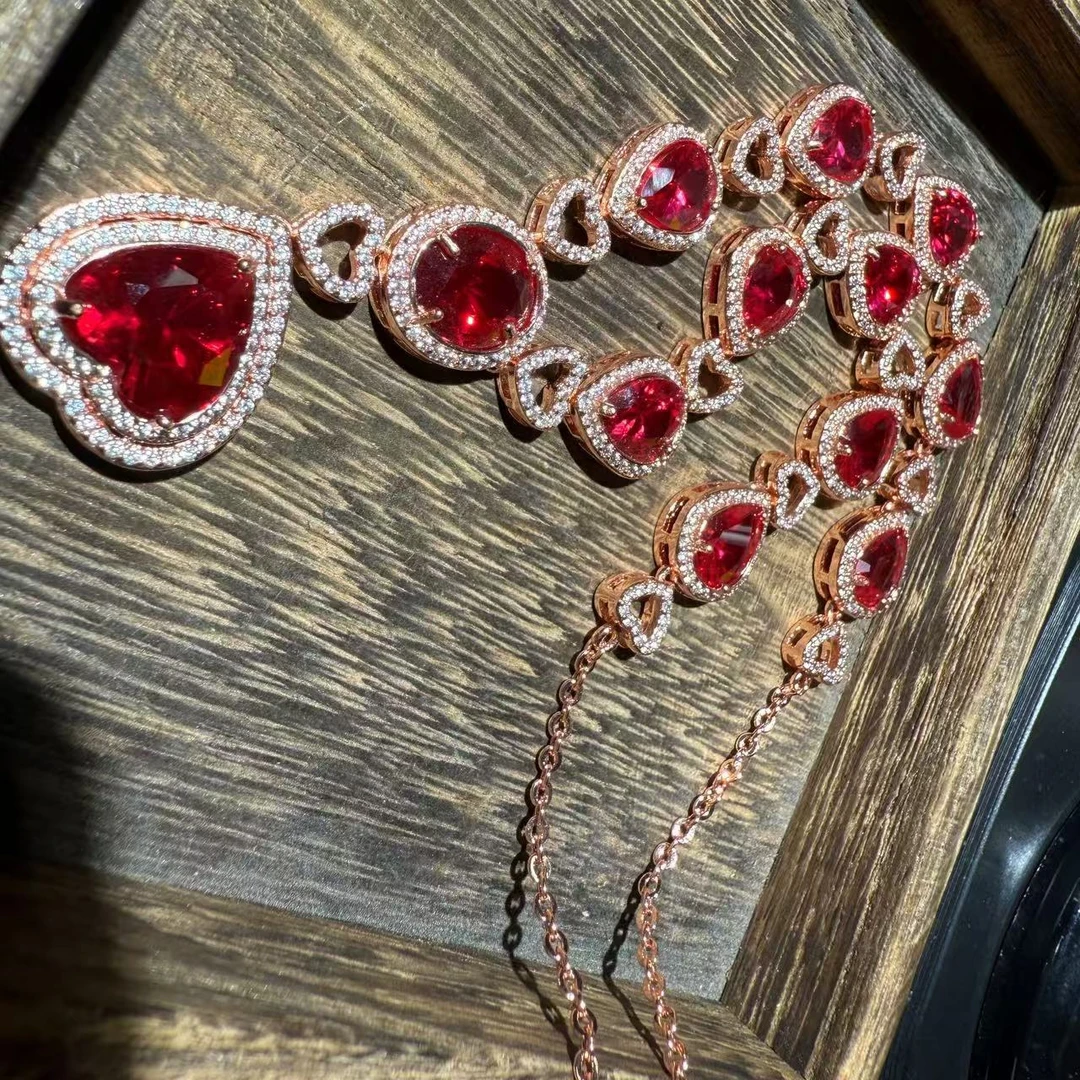 【国检证书+运费险】收藏级 红宝石项链-B663