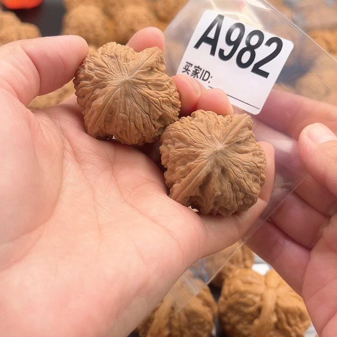 文玩核桃把件L**n磨盘全品41