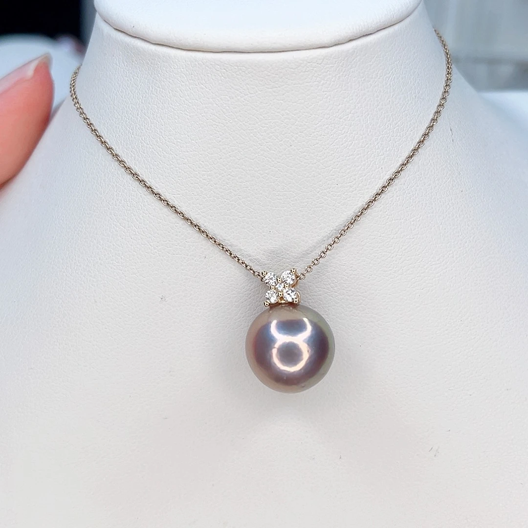 淡水珍珠吊坠(赠链)合金
