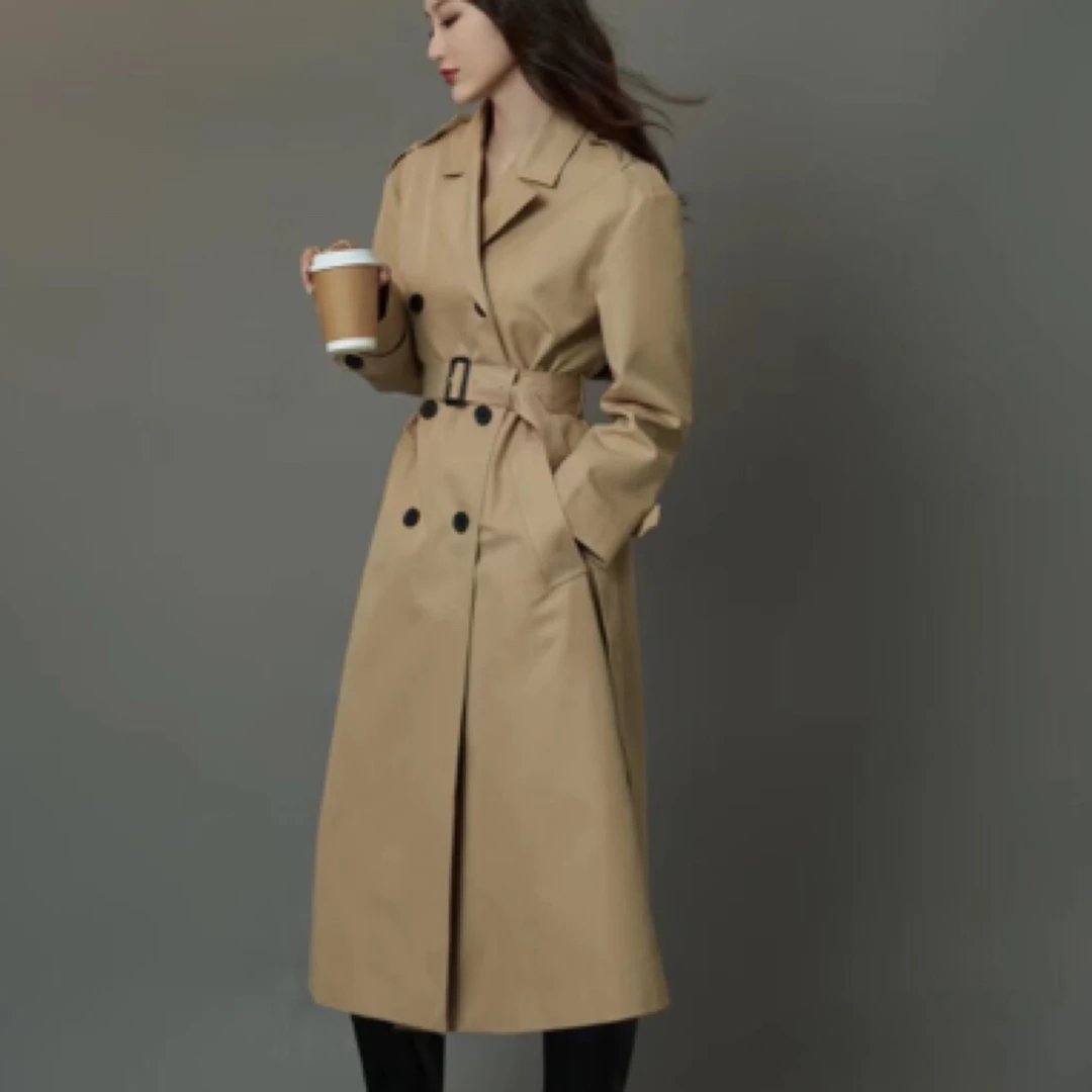 RACHEL 高及感立体挺括A摆风衣