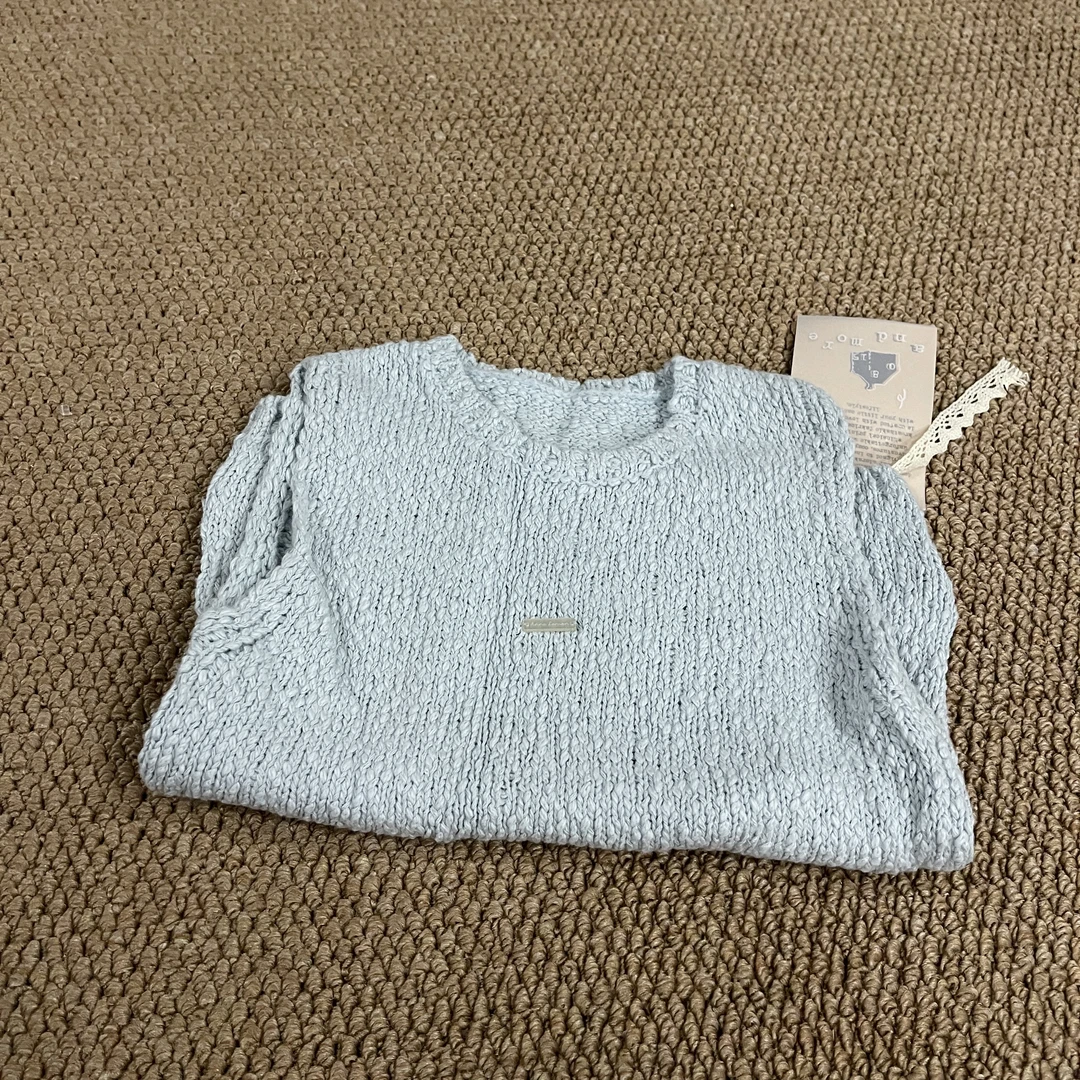 现货「可可买手集合店」无袖针织毛背心.AD代购极简风女童25882