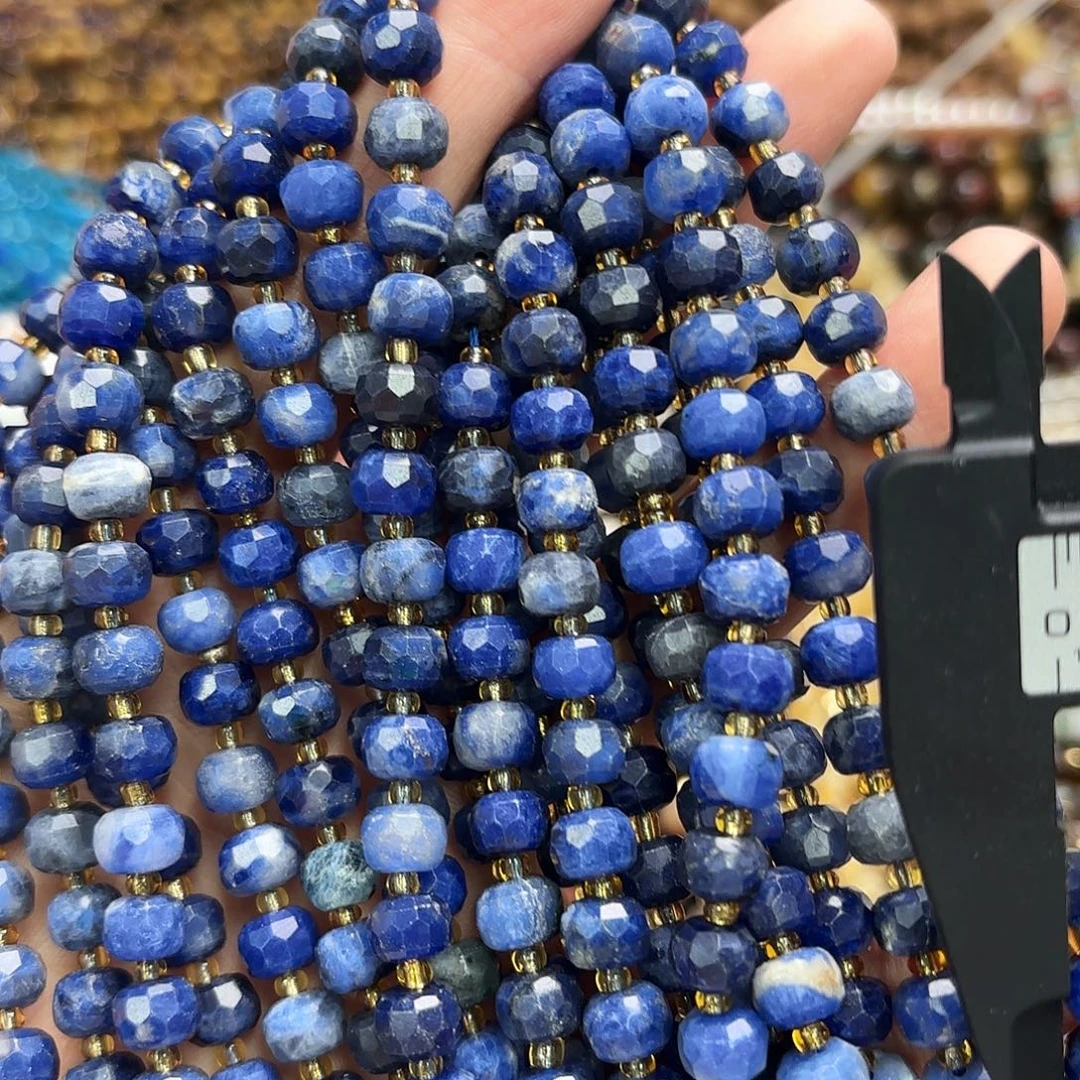 未镶嵌玛瑙/玉髓珠宝半成品卡8蓝纹算切一条