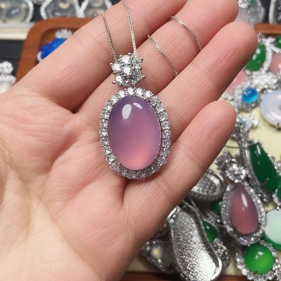 玛瑙/玉髓颈饰合金