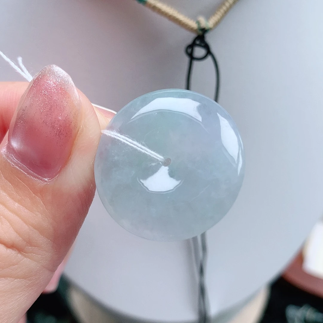 翡翠未镶嵌颈饰平安24-5.3