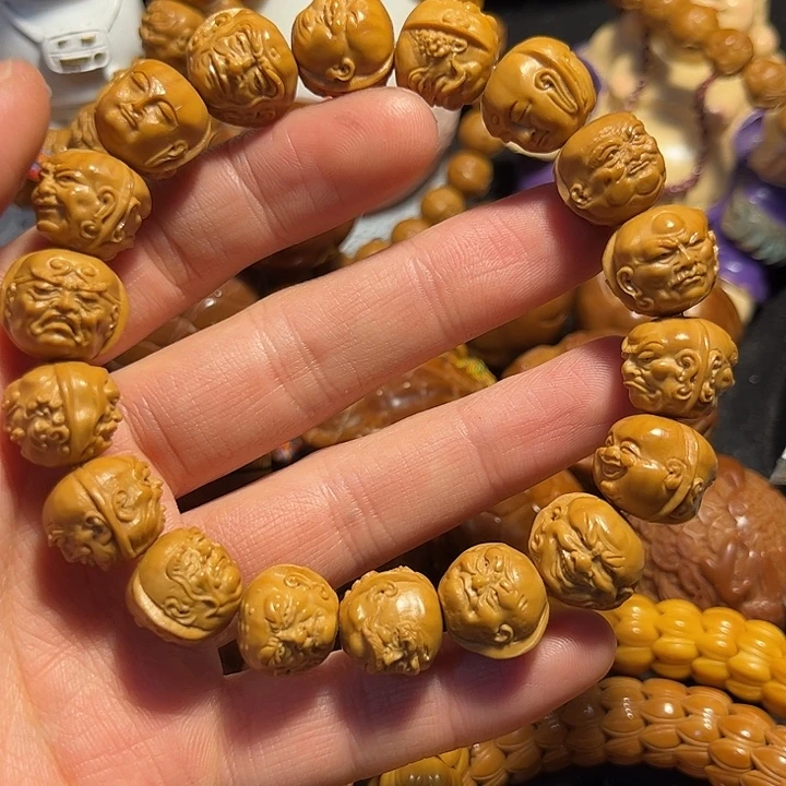 手串/手链橄榄核猴头36罗汉