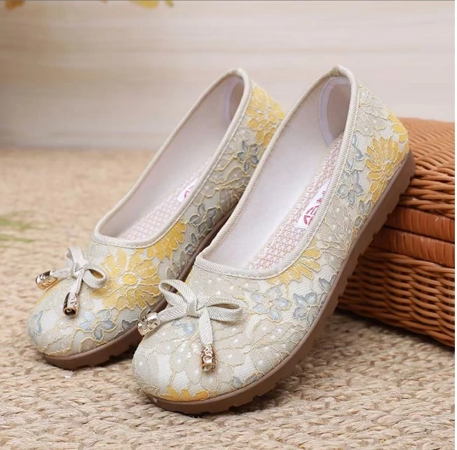 软底舒适单鞋老北京布鞋女时尚平底休闲鞋