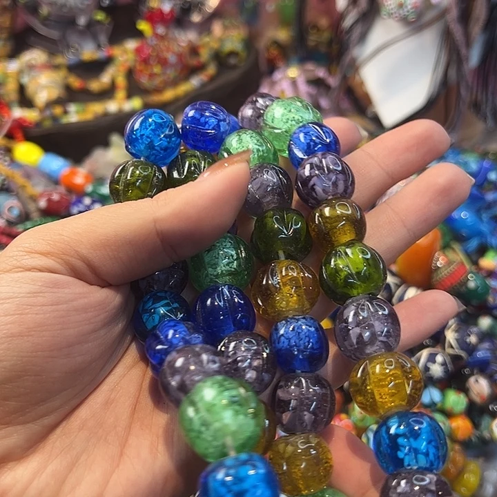 颈饰玻璃尼泊尔琉璃