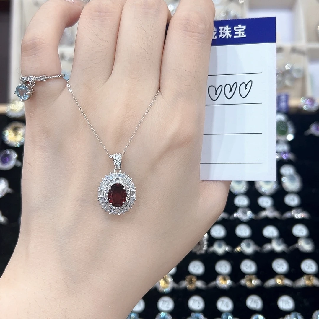 ***紫晶戒指银S925镶嵌