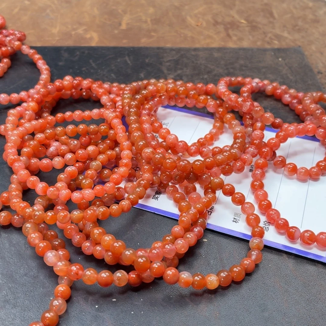 南红玛瑙未镶嵌手链多样性发货拍一发一