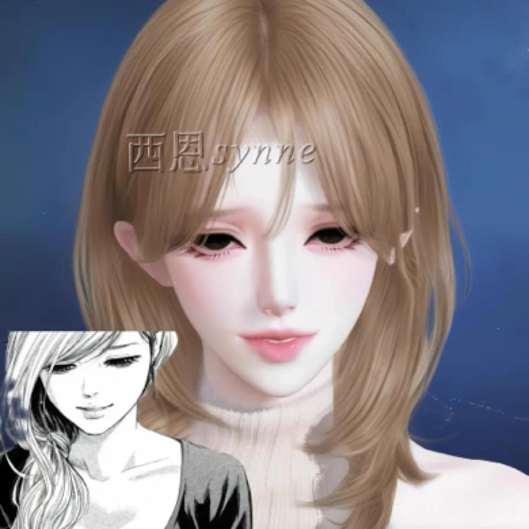 手游专用 永劫无间手游捏脸数据 女通用 胡桃 伊达柚子