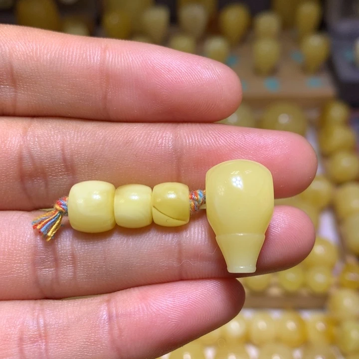 未镶嵌蜜蜡裸石天然俄料白花蜜蜡直切套装8-11.5左右