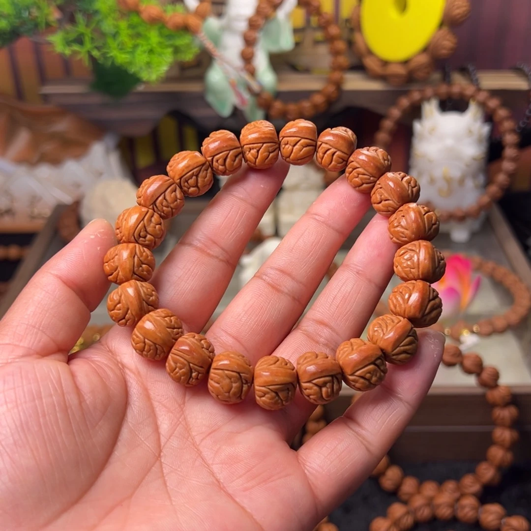桃核吊坠荔枝手串14