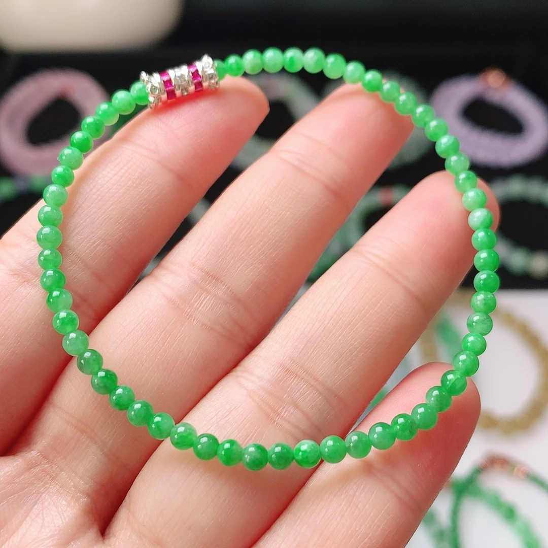 翡翠未镶嵌手链翡翠