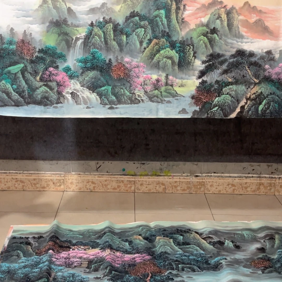 国画原创作品作品春季小六