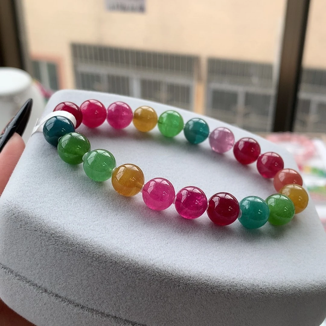 定制碧玺未镶嵌素圈阿富汗色标