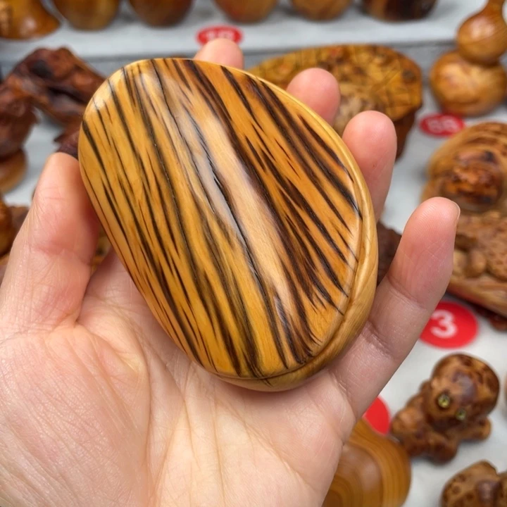 木太行虎皮闻香把件鉴赏期48小时