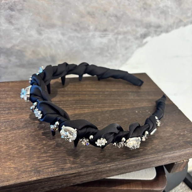 椭圆锆十字发箍FG146