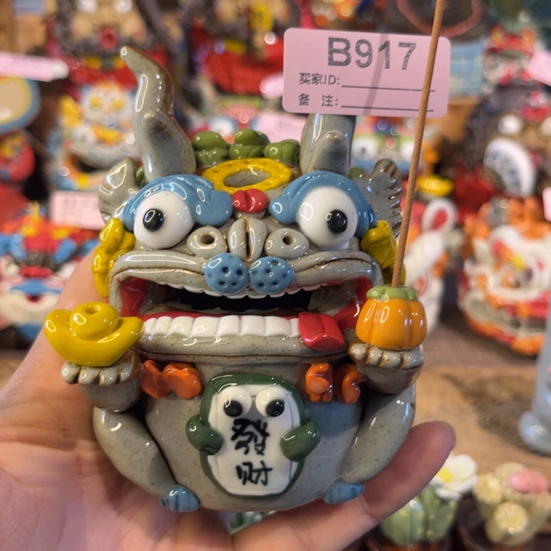 泥塑纯手工茶宠摆件