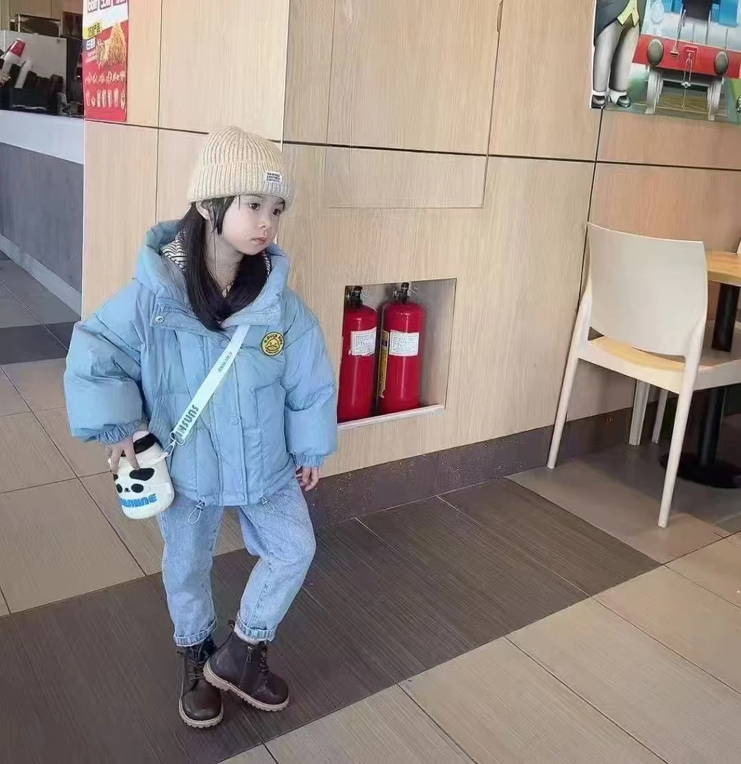 【羽绒服外套】儿童羽绒服冬季卡通保暖连帽休闲时尚