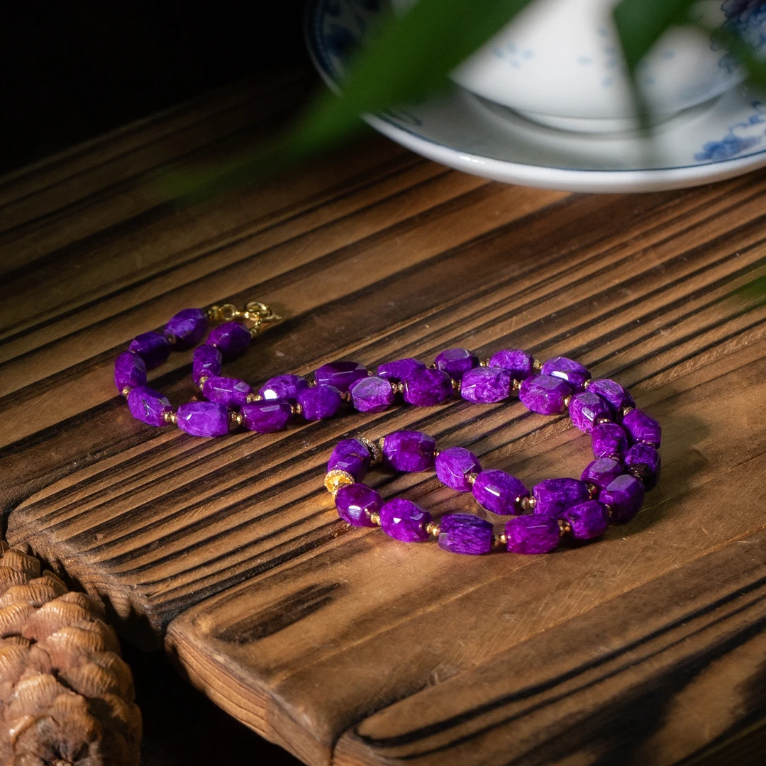 传承 | 18K金红丝绒舒俱来两圈万能链/36cm/多样性发/P6158/孤