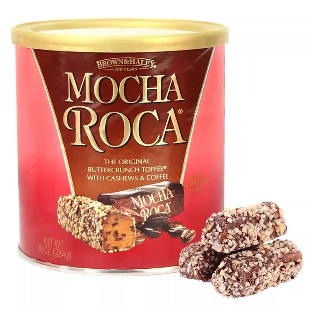 （26.5.18到期）乐家腰果咖啡味巧克力糖果284g