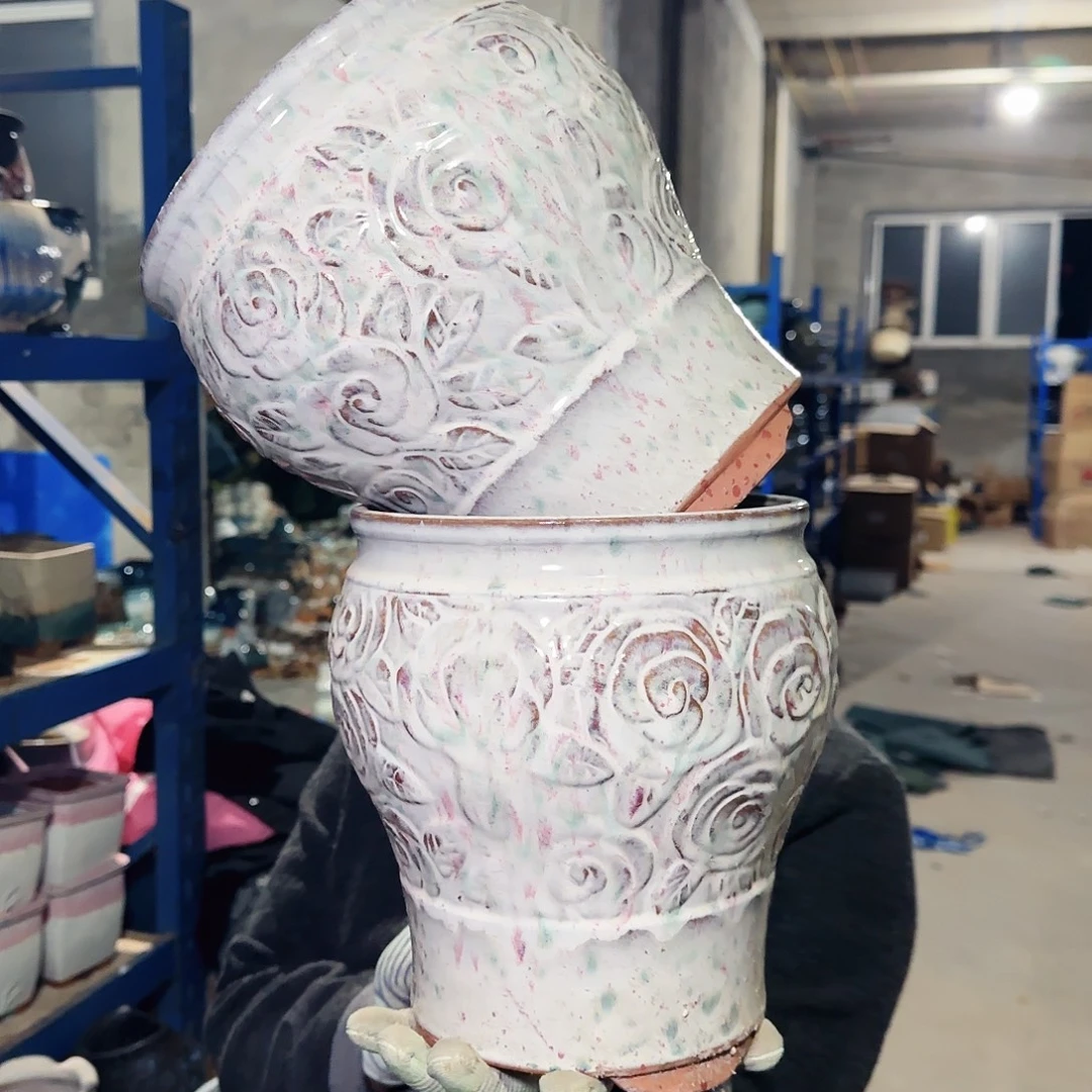 有***吗紫砂花盆高22口18