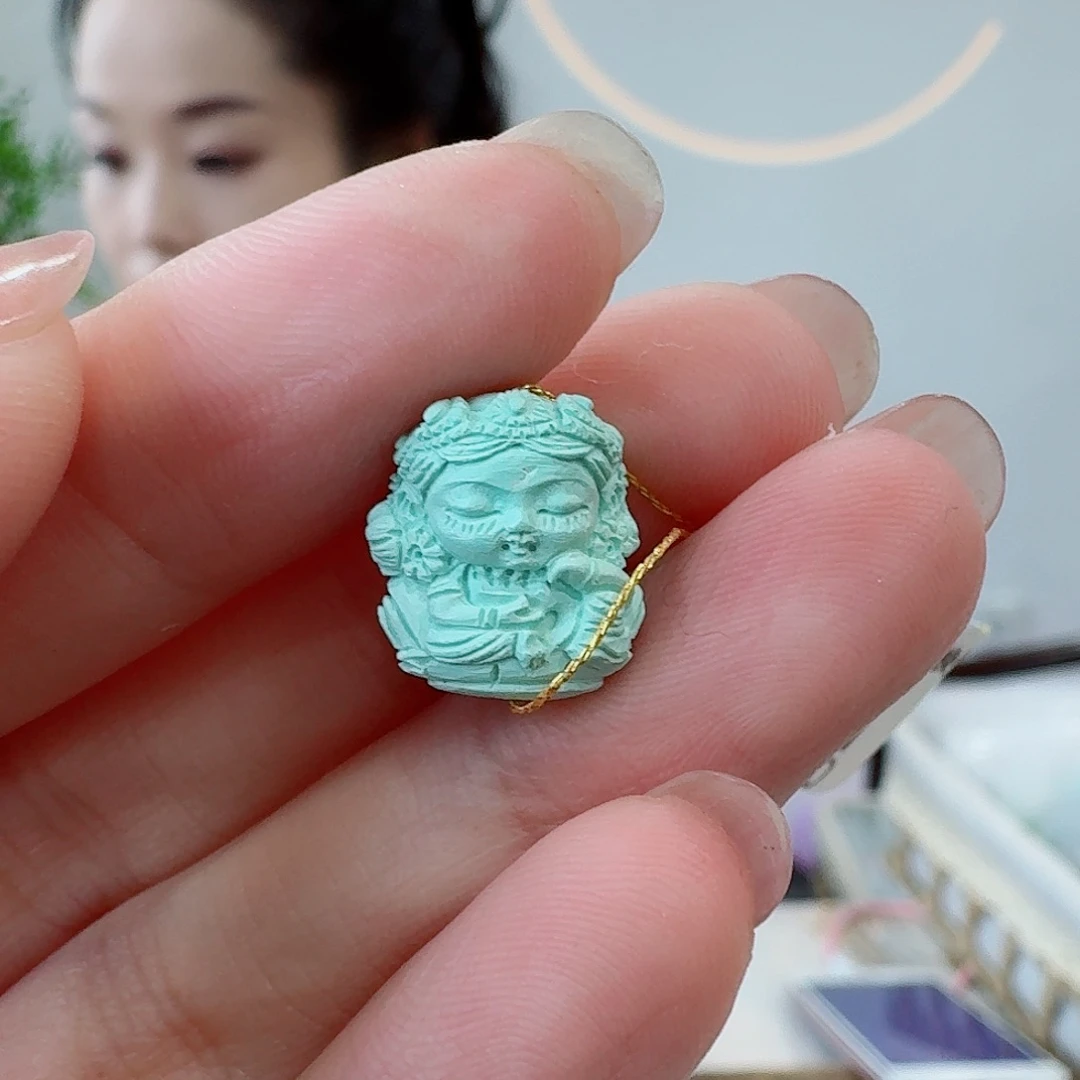 未镶嵌绿松石珠宝奇石