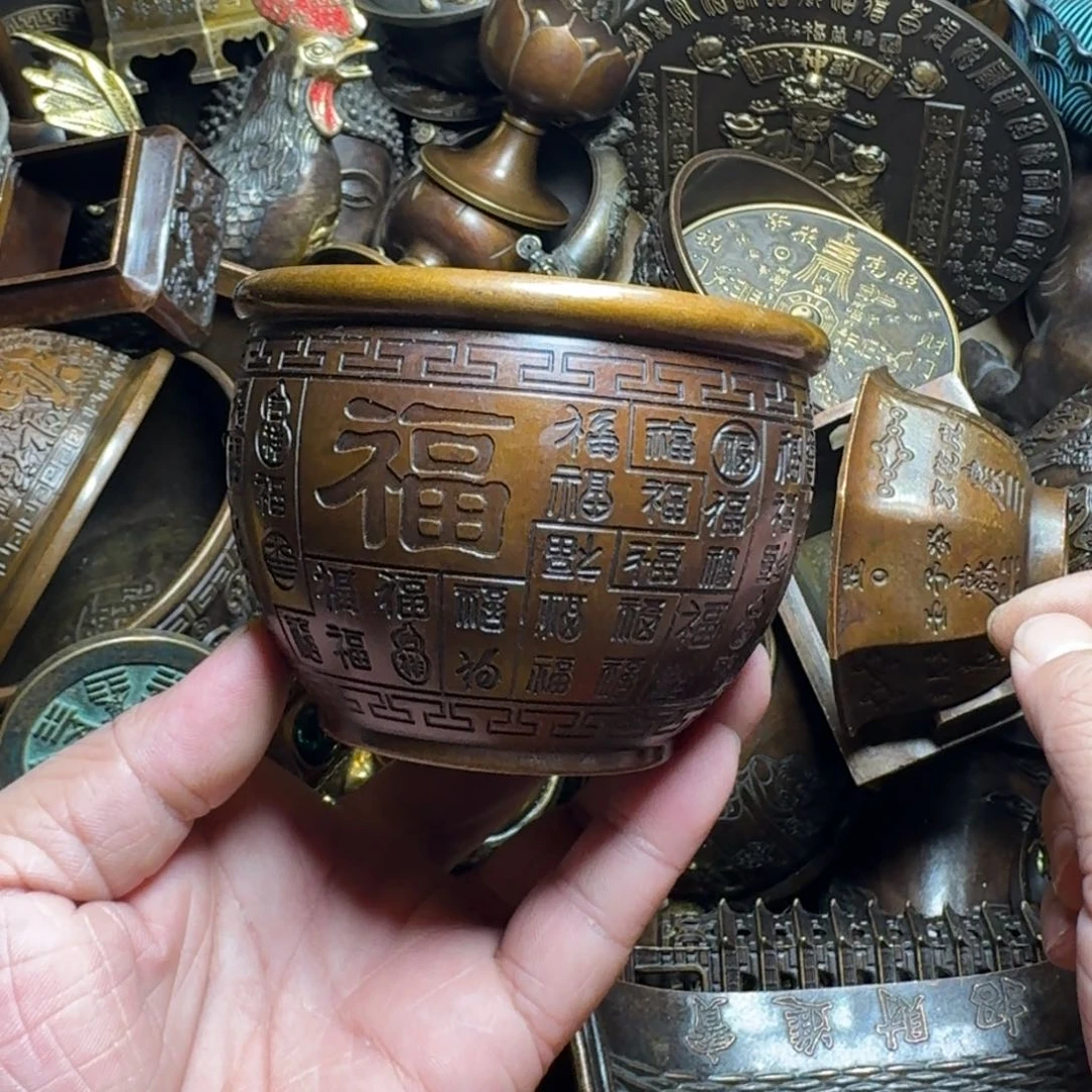 铜器摆件收收藏藏