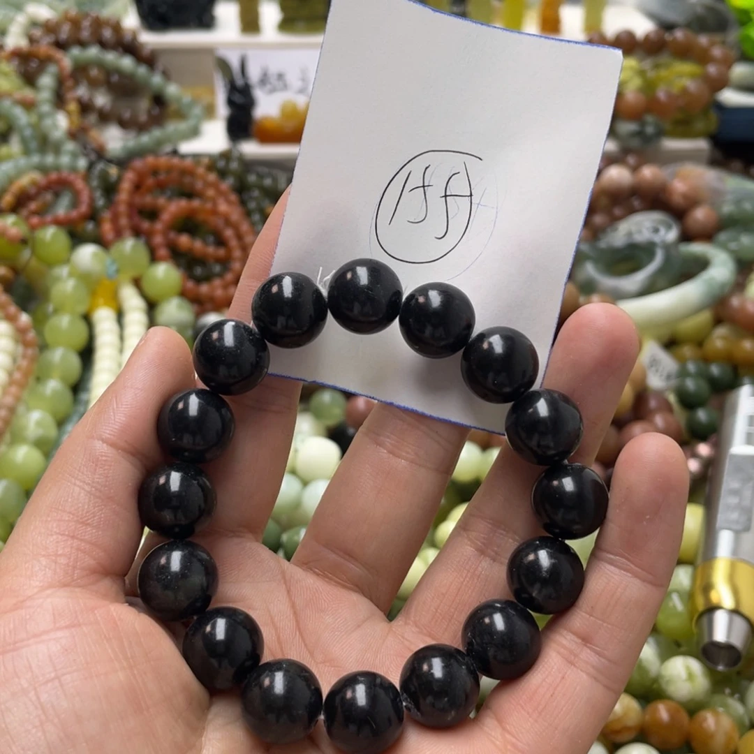 蛇纹石玉手链未镶嵌