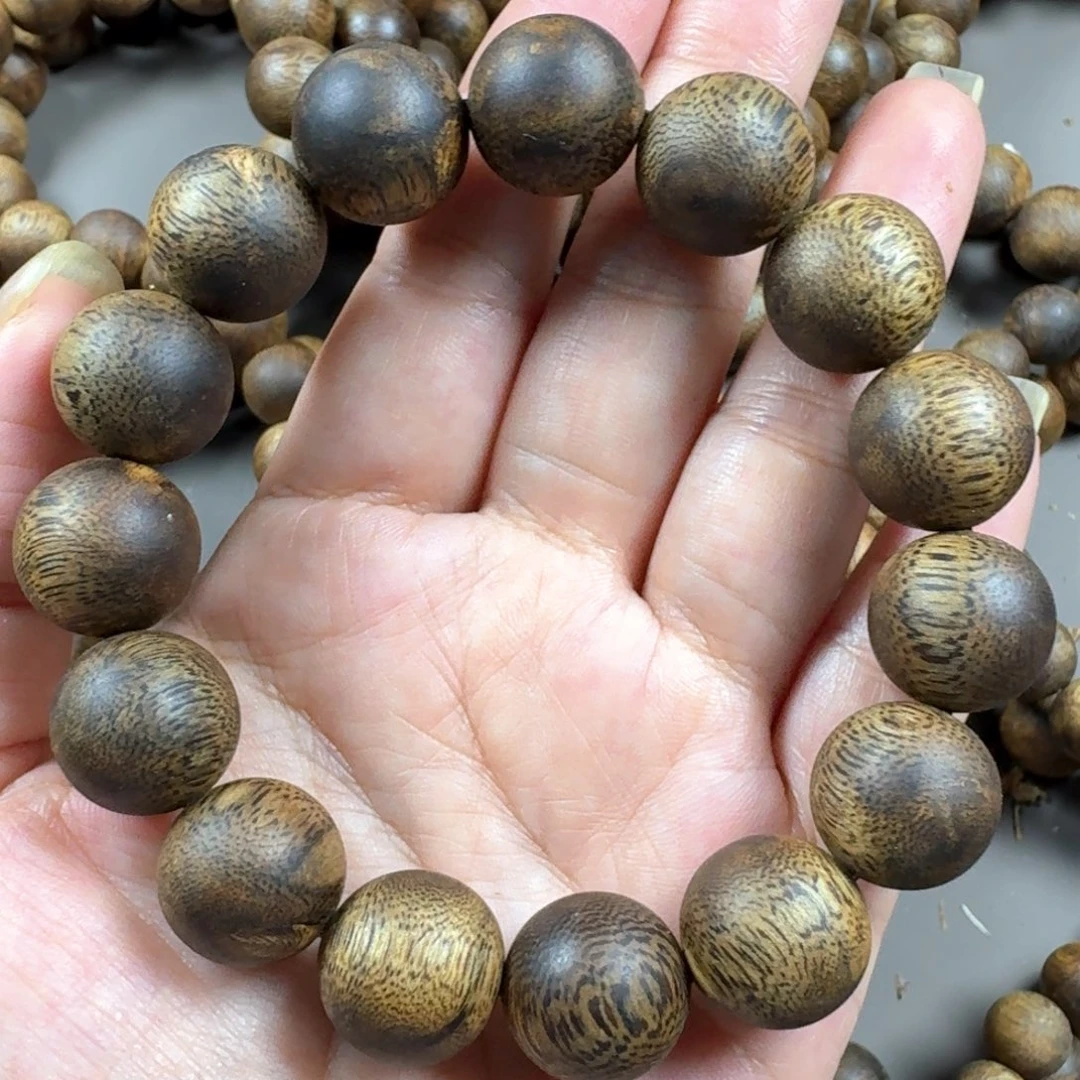 手串沉香奇楠圈珍珠高油脂单圈21.1g