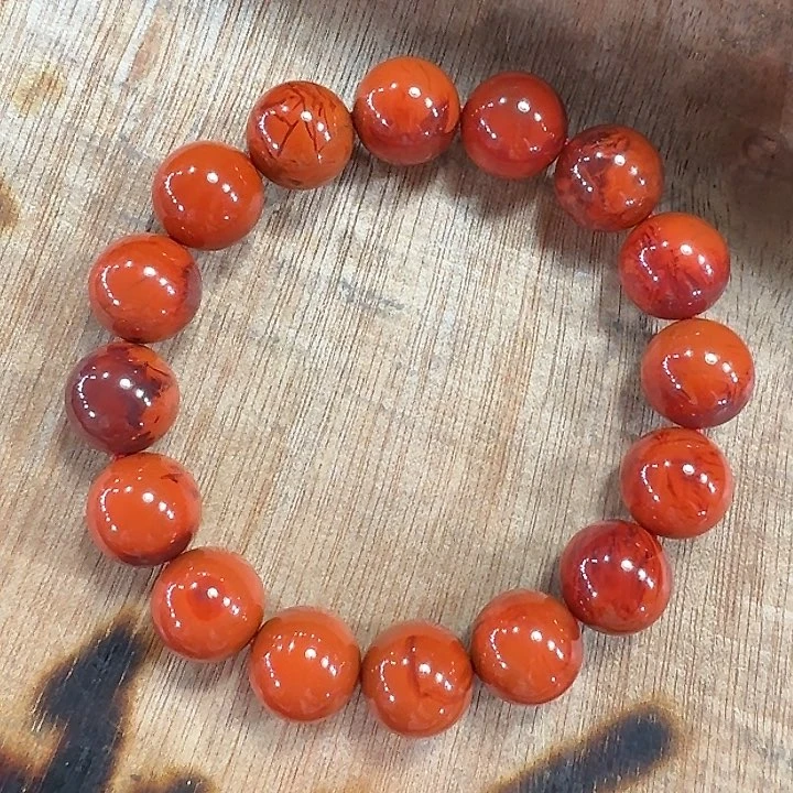 南红玛瑙手链未镶嵌手串原矿南红手串