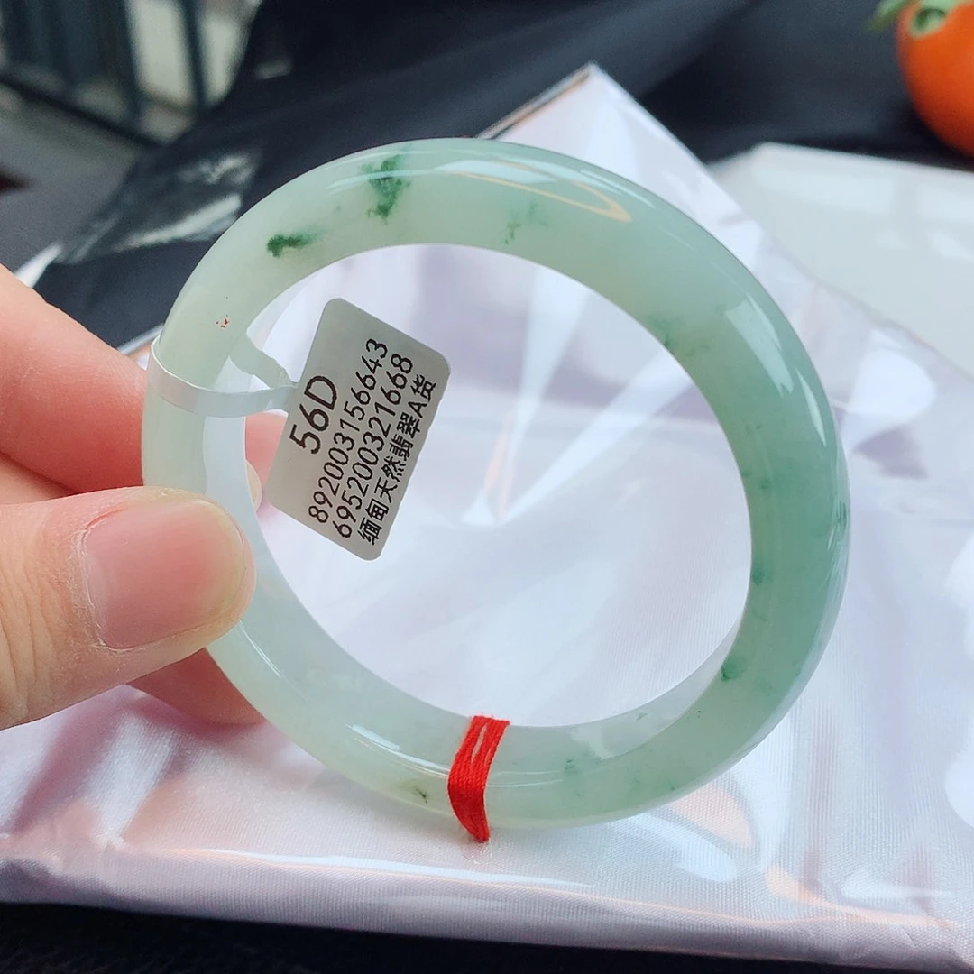 翡翠手镯未镶嵌天然缅甸翡翠A货手镯