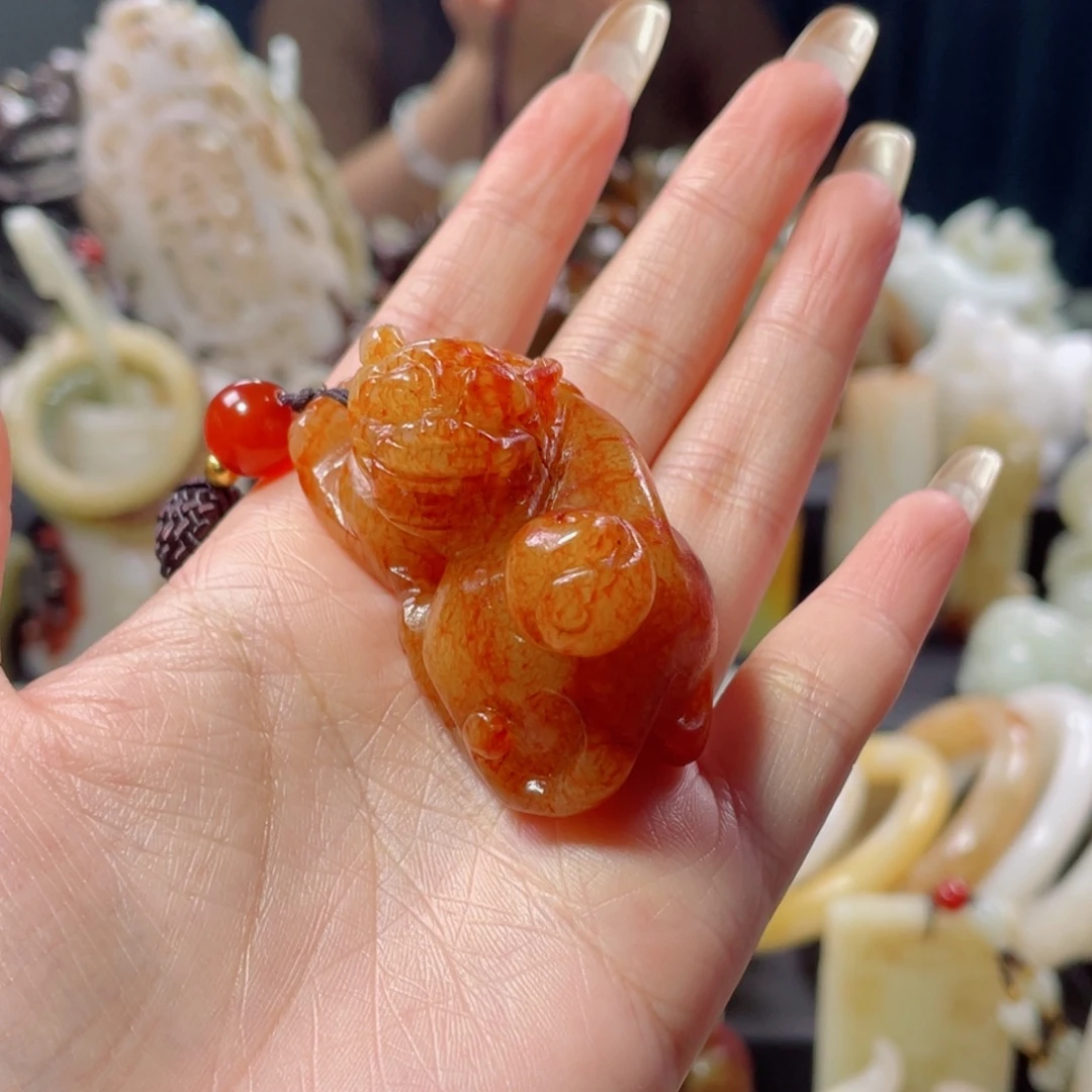 也***品和田玉未镶嵌把件