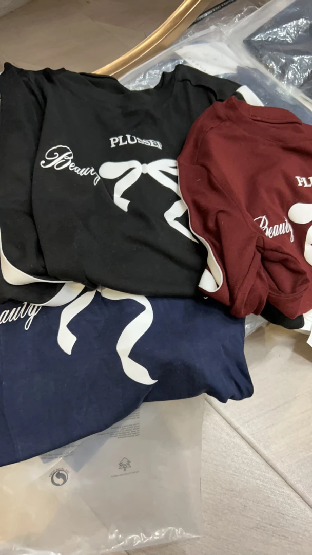 帽之都时尚蝴蝶结圆领上衣98120