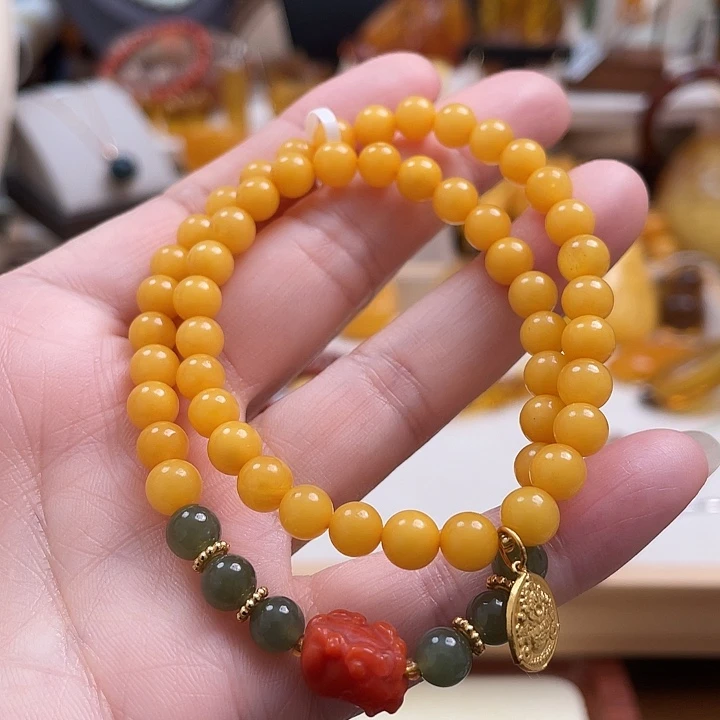 蜜蜡未镶嵌珠宝奇石6+