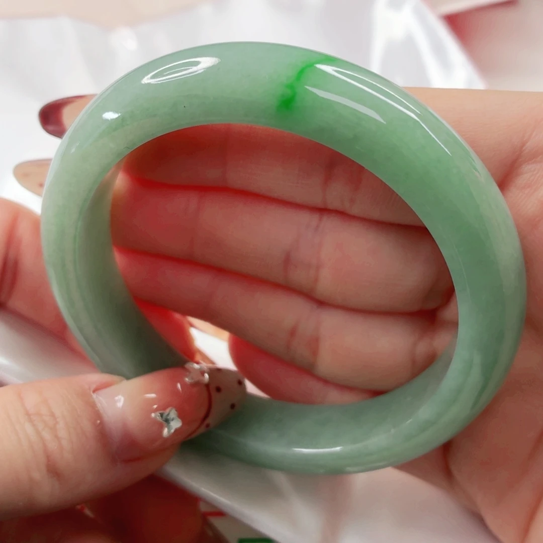 翡翠未镶嵌手镯57x3980