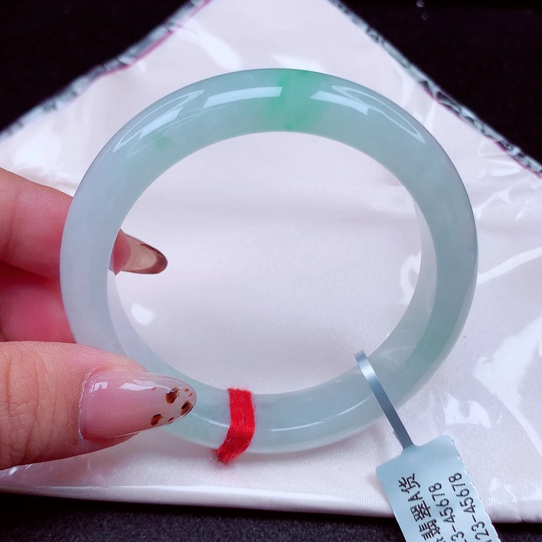 翡翠未镶嵌手镯天然缅甸翡翠A货玉手镯