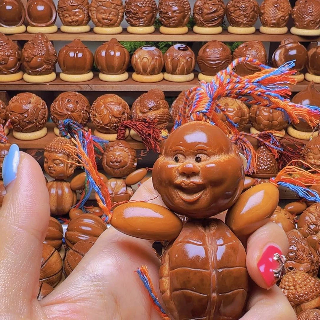 橄榄核吊坠茶*富贵人一个