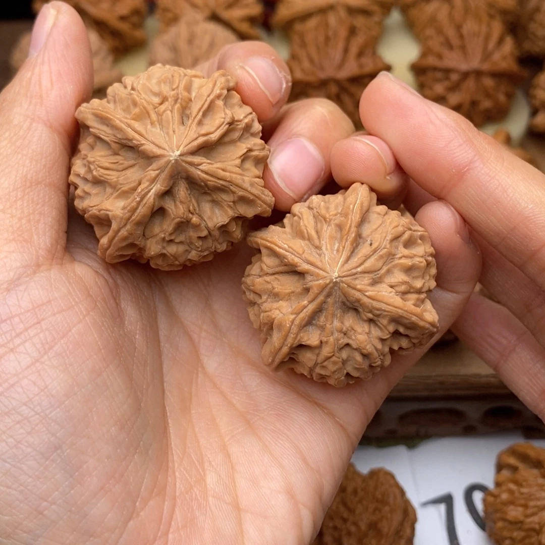 把件文玩核桃276号38四棱