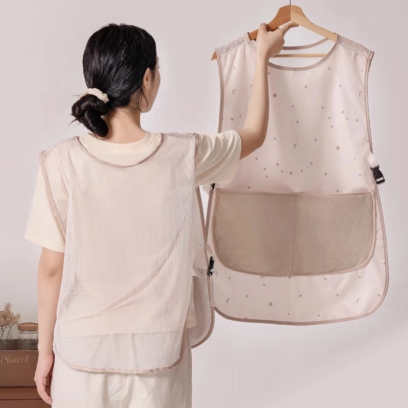 围裙厨房家用新款做饭专用防水防油围腰高级感年轻款做饭罩衣