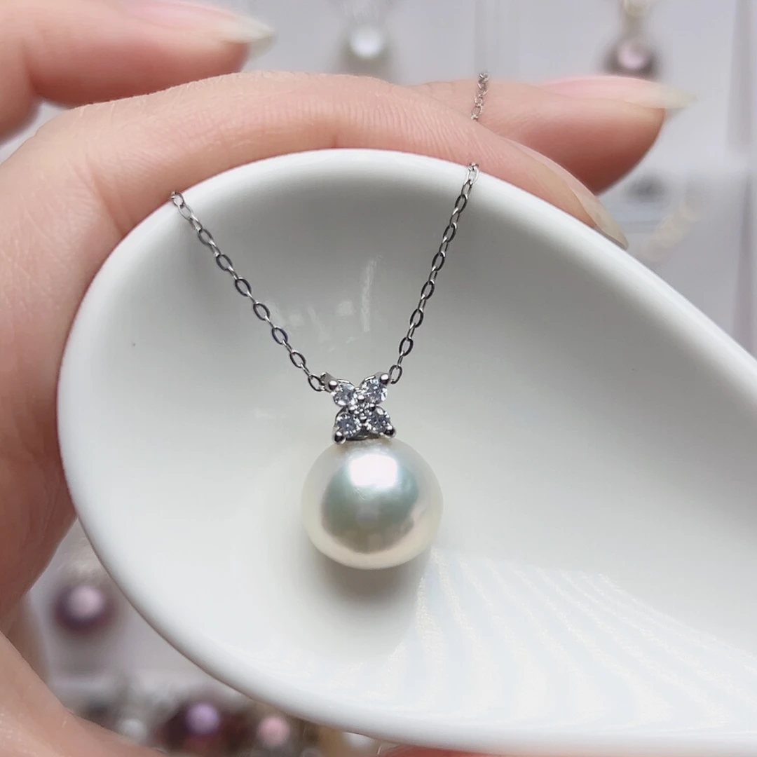 未镶嵌淡水珍珠吊坠(赠链)