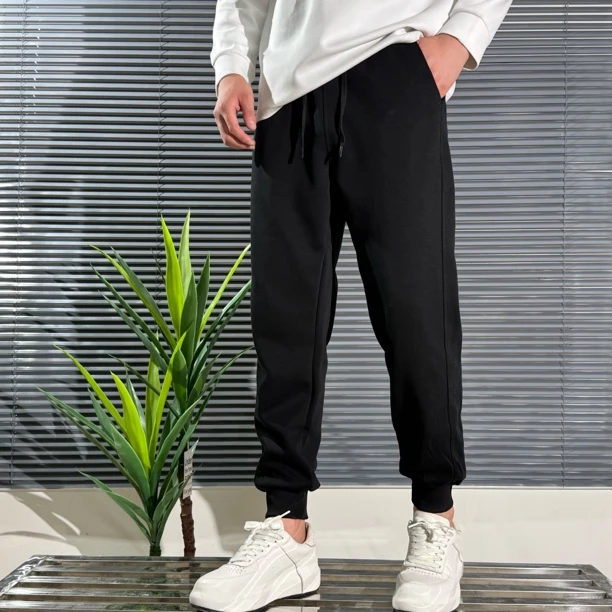 2025年1秋冬束脚男士束脚韩版小脚男装运动时尚百搭修身休闲裤