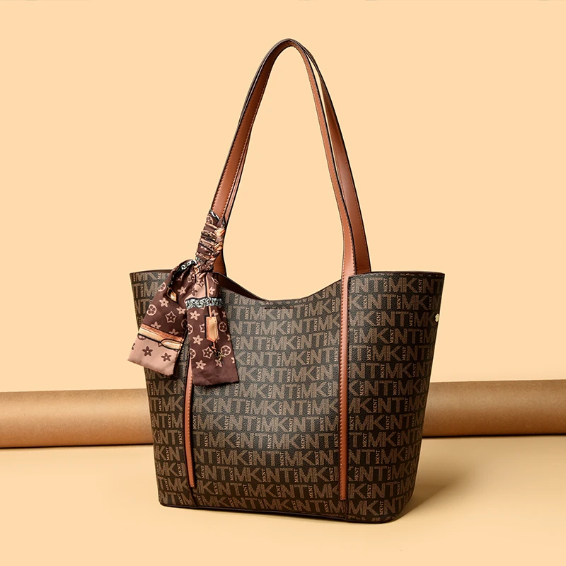 玫瑰袋鼠女包软皮包女士简约托特包复古大容量包包时尚通勤单肩包