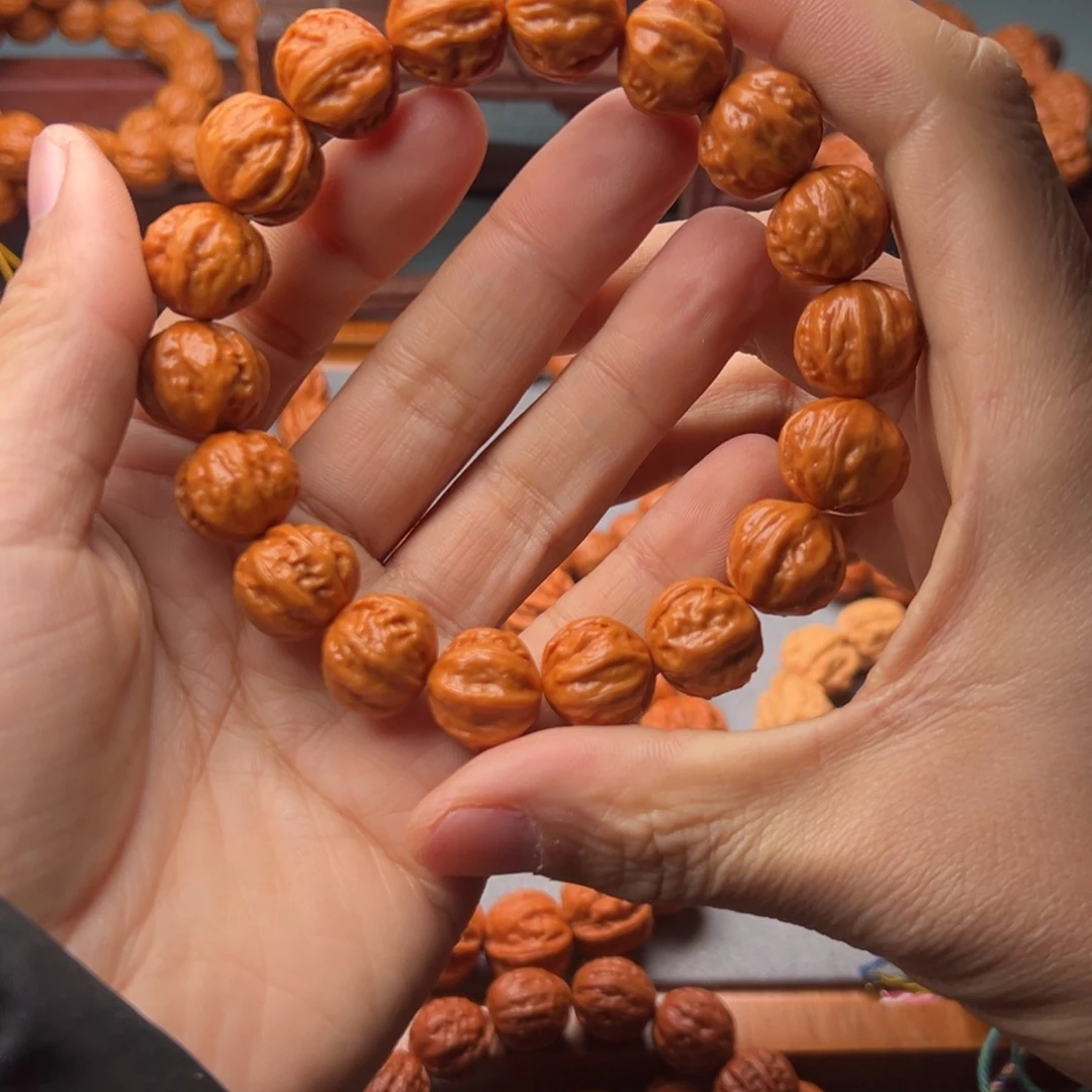 手串文玩核桃16方肚粗筋