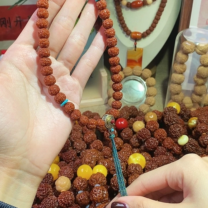 金刚菩提手串95玉华手持